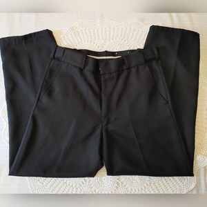 Men's Black Work/Dress Pants 100% Polyester Size 34